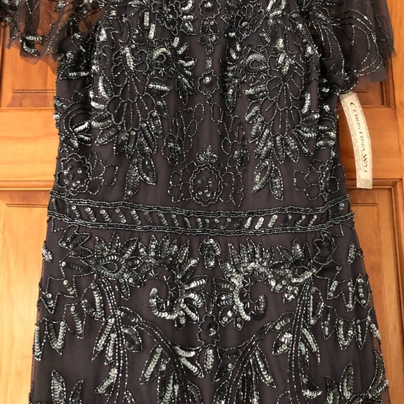 Stunning Adrianna Papell (Christina Wu) Beaded Gown - Picture 6 of 6